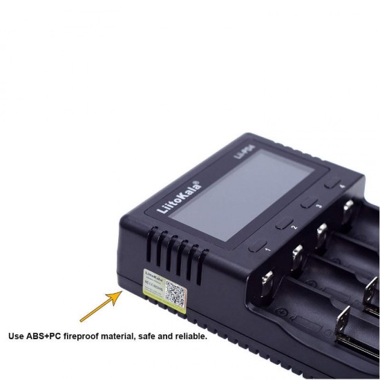 Liitokala Lii-PD4 LCD 3.7V 26650/21700/20700/18650/18490/18350/17670/17500/16340(RCR123)/14500/10440 1.2V AA AAA SC C NiMH Lithium Battery Charger Liitokala Lii-PD4 LCD 3.7V 26650/21700/20700/18650/18490/18350/17670/17500/16340(RCR123)/14500/10440 1.2V AA AAA SC C NiMH Lithium Battery Charger