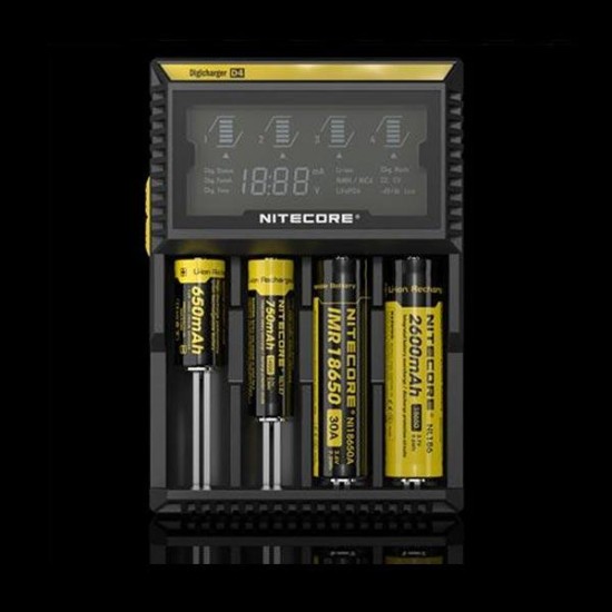 NITECORE Digicharger D4 LCD Display Universal Smart Charger