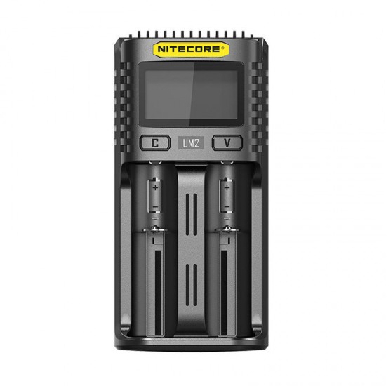 NITECORE UM2 LCD Screen Display 5V/2A Lithium Battery Charger 2-Slots Smart Rapid Charger For NITECORE 18650 Battery NITECORE UM2 LCD Screen Display 5V/2A Lithium Battery Charger 2-Slots Smart Rapid Charger For NITECORE 18650 Battery