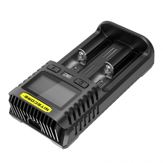 NITECORE UM2 LCD Screen Display 5V/2A Lithium Battery Charger 2-Slots Smart Rapid Charger For NITECORE 18650 Battery NITECORE UM2 LCD Screen Display 5V/2A Lithium Battery Charger 2-Slots Smart Rapid Charger For NITECORE 18650 Battery
