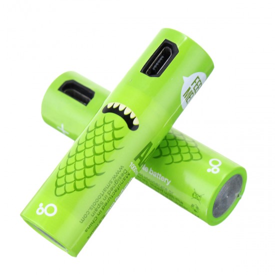 2PCS SMARTOOOLS USB Rechargeable AA/No.5 Ni-MH Battery 2PCS SMARTOOOLS USB Rechargeable AA/No.5 Ni-MH Battery