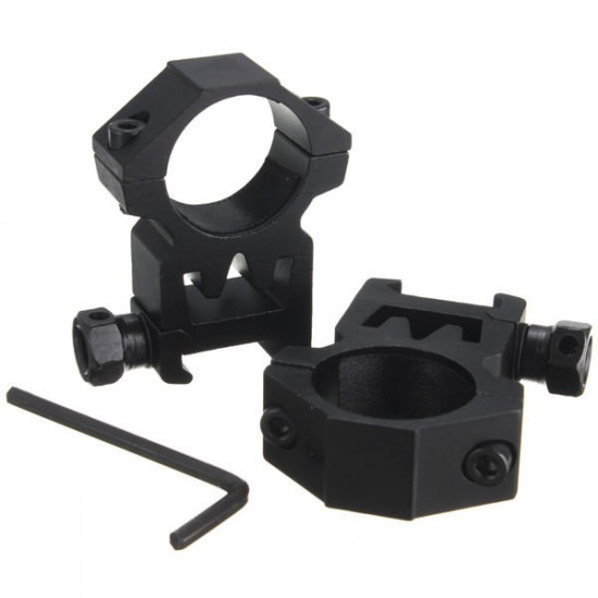 2pcs 25.4mm High Profile Flattened Bracket Dovetail Rail Mount 2pcs 25.4mm High Profile Flattened Bracket Dovetail Rail Mount