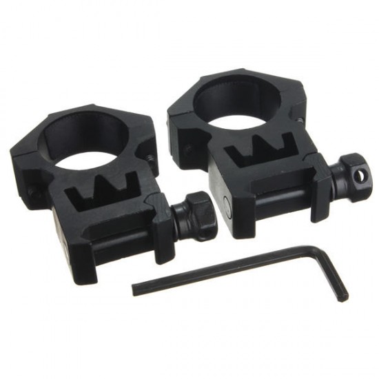 2pcs 25.4mm High Profile Flattened Bracket Dovetail Rail Mount 2pcs 25.4mm High Profile Flattened Bracket Dovetail Rail Mount