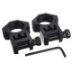 2pcs 25.4mm High Profile Flattened Bracket Dovetail Rail Mount 2pcs 25.4mm High Profile Flattened Bracket Dovetail Rail Mount