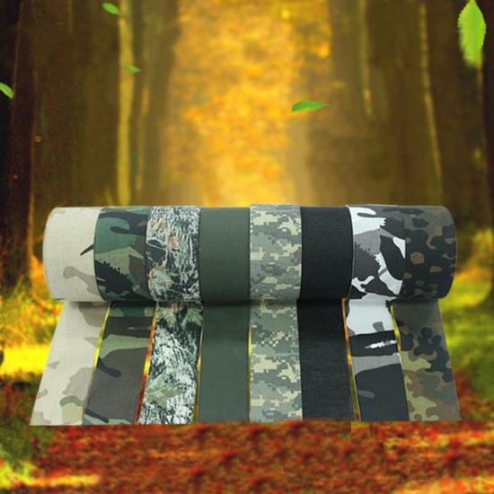 5cm*5m EONBON Outdoor Camping Guise Camouflage Strong Masking Tape For Flashlight Paiting Bike Car Wall Tree Painting Decoration Handle Belt 5cm*5m EONBON Outdoor Camping Guise Camouflage Strong Masking Tape For Flashlight Paiting Bike Car Wall Tree Painting Decoration Handle Belt