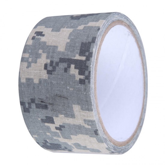 5cm*5m EONBON Outdoor Camping Guise Camouflage Strong Masking Tape For Flashlight Paiting Bike Car Wall Tree Painting Decoration Handle Belt