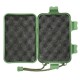 Green Plastic Flashlight Tools Storage Case Box For Outdooors 14.5 x 9.5 x 4cm