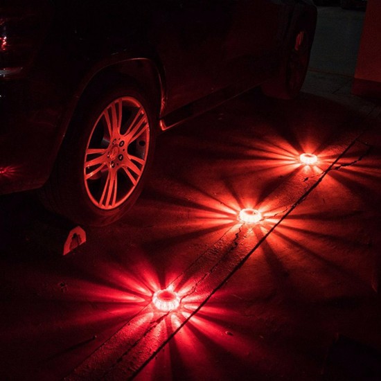 3pcs LED Road Flares Flashlight Warning Roadside Safety Light for Car Boat Truck Emergency