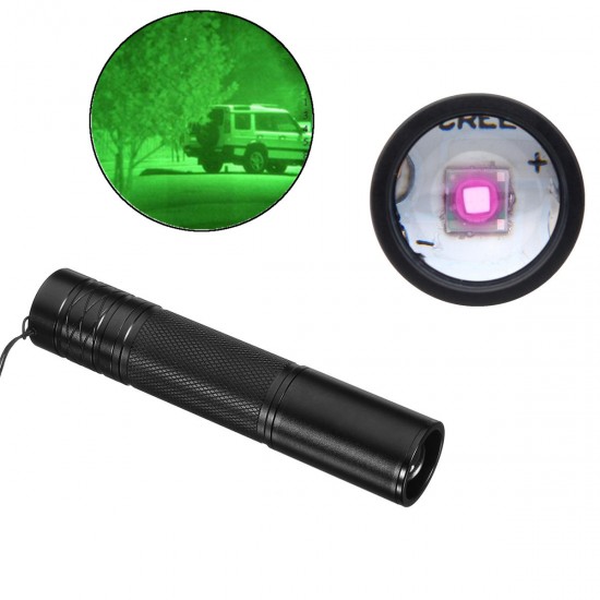 5W 850nm Infrared IR LED  Flashlight Zoomable Night Vision Scope Outdoor Torch