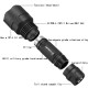 Astrolux C8 XP-L HI 1300Lumens 7/4modes A6 Driver Tactical EDC LED Flashlight 18650