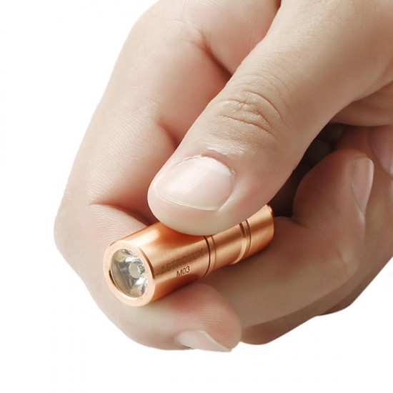 Astrolux M03 Copper XP-G2/XP-G3/nichia 219B 100LM USB Mini LED Flashlight