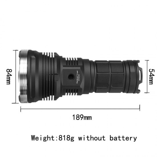 Astrolux MF02 XHP35 HI 3000LM CW Long-range Searching LED Flashlight 1587M