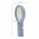 2 in 1 078 COB Portable LED Flashlight Night Light With Makeup Mirror