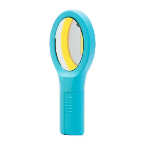 2 in 1 078 COB Portable LED Flashlight Night Light With Makeup Mirror