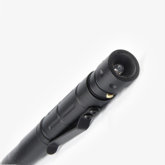 Multifunction HB XPE LED Pen Flashlight Titanium Alloy Portable Emergency Defend Tactical Flashlight