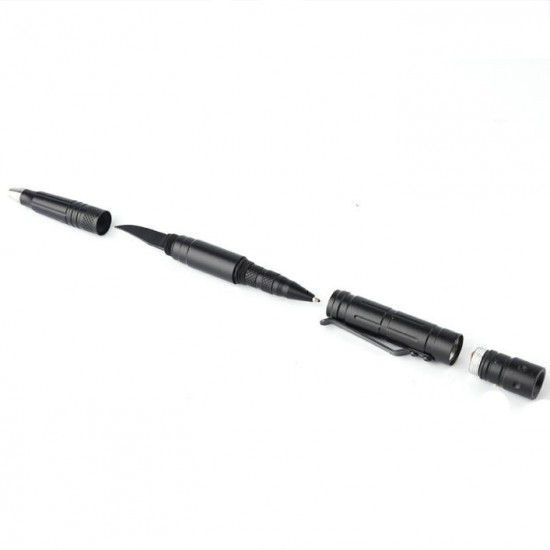 Multifunction HB XPE LED Pen Flashlight Titanium Alloy Portable Emergency Defend Tactical Flashlight Multifunction HB XPE LED Pen Flashlight Titanium Alloy Portable Emergency Defend Tactical Flashlight
