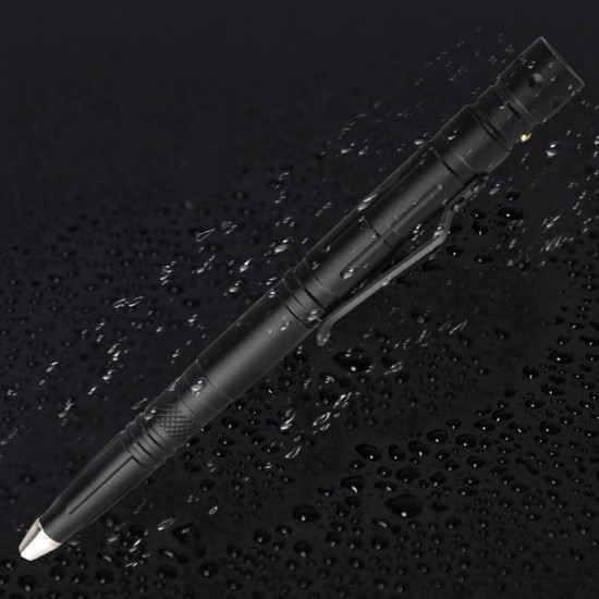Multifunction HB XPE LED Pen Flashlight Titanium Alloy Portable Emergency Defend Tactical Flashlight