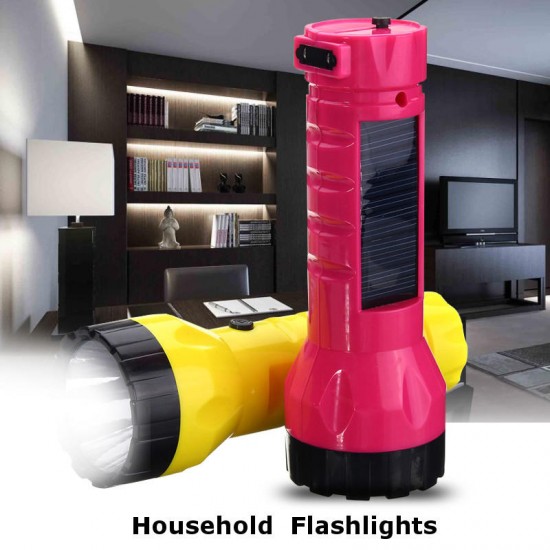 Universal Solar Outdoor Rechargeable LED Flashlight Camping Light Hikng Torch Universal Solar Outdoor Rechargeable LED Flashlight Camping Light Hikng Torch