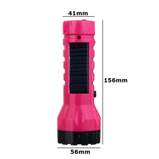 Universal Solar Outdoor Rechargeable LED Flashlight Camping Light Hikng Torch Universal Solar Outdoor Rechargeable LED Flashlight Camping Light Hikng Torch