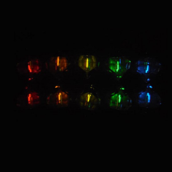 1.5x6mm Trit Vials Self-luminous 15-Years Diamond Heart Decoration