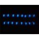 1.5x6mm Tritium Tube Metallic Vertical Stripes Self-luminous 15-Years Keychain
