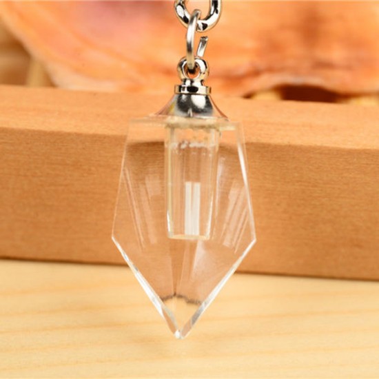 2x12mm Tritium Tube Self-luminou Crystalline Flask Ensiform Keychain