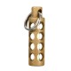 Copper Brass Cylinder Keychain Lantern With 3x22.5mm Tritium Vials