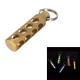Copper Brass Cylinder Keychain Lantern With 3x22.5mm Tritium Vials Copper Brass Cylinder Keychain Lantern With 3x22.5mm Tritium Vials
