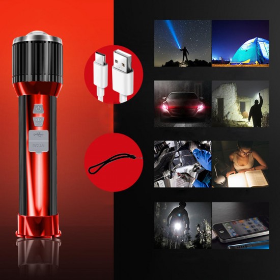 WARSUN WisdomX Rechargeable Tactical Flashlight Fishing High Lumen Powerful Brightness LED Torch WARSUN WisdomX Rechargeable Tactical Flashlight Fishing High Lumen Powerful Brightness LED Torch