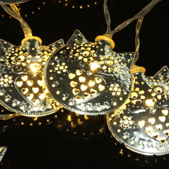 10 LED Owl Party String Lights Outdoor Garden Christmas Wedding Decor