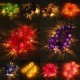 10 LED Rattan Ball String Light Home Garden Fairy Lamp Wedding Party Xmas 220V