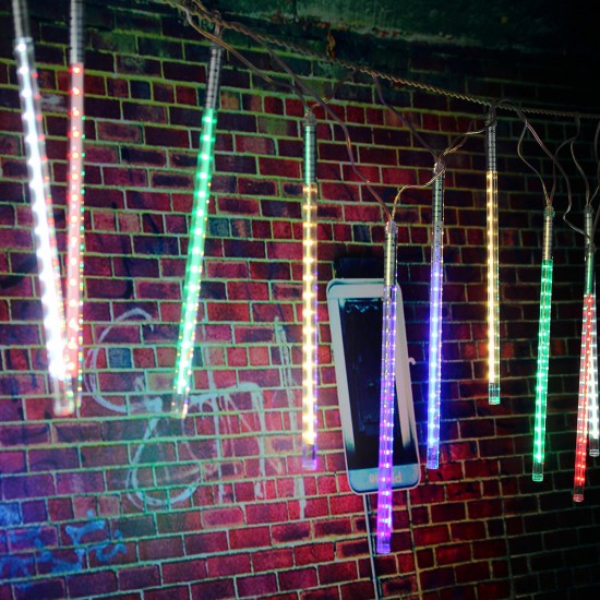 10 Tube 30CM LED Meteor Shower Rain Fall Outdoor Christmas Xmas String Tree Light 10 Tube 30CM LED Meteor Shower Rain Fall Outdoor Christmas Xmas String Tree Light