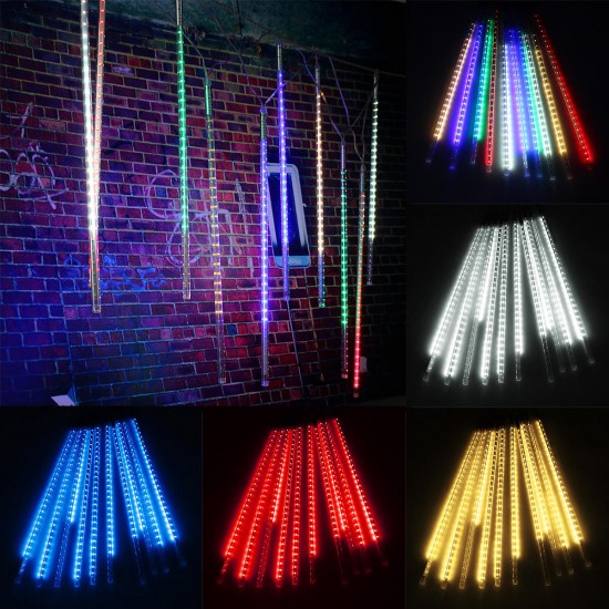 10 X 50CM LED Meteor Shower Rain Lights Waterproof Tubes String For Xmas AC85-265V 10 X 50CM LED Meteor Shower Rain Lights Waterproof Tubes String For Xmas AC85-265V