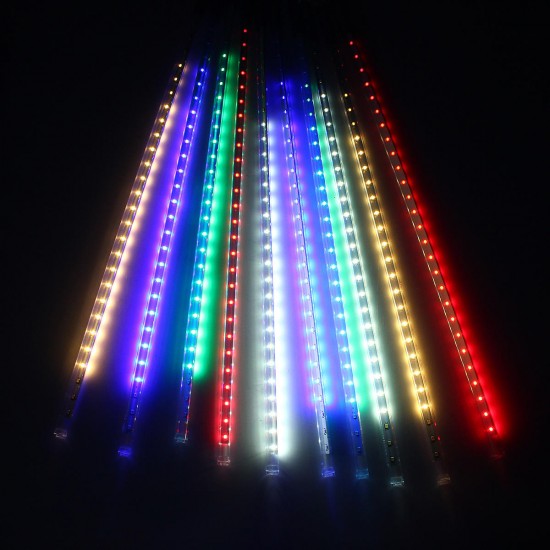 10 X 50CM LED Meteor Shower Rain Lights Waterproof Tubes String For Xmas AC85-265V