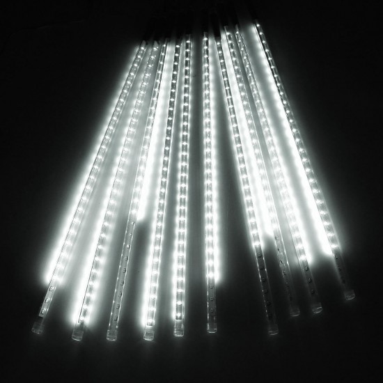 10 X 50CM LED Meteor Shower Rain Lights Waterproof Tubes String For Xmas AC85-265V