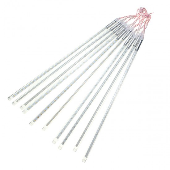 10 X 50CM LED Meteor Shower Rain Lights Waterproof Tubes String For Xmas AC85-265V