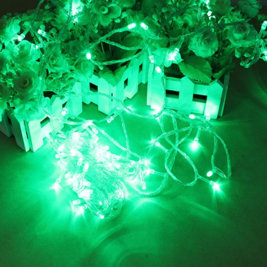 100 LED 10m Green String Decoration Light For Christmas 110V 220V