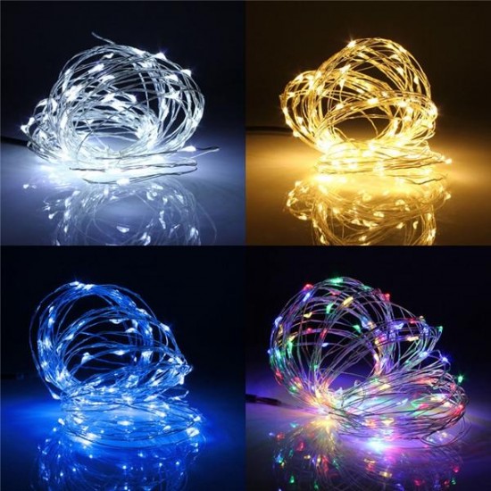10M 100 LED Battery Operated Silver Wire String Fairy Light Christmas + Remote Controller 10M 100 LED Battery Operated Silver Wire String Fairy Light Christmas + Remote Controller