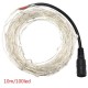 10M 100 LED Silver Wire Christmas Outdoor String Fairy Light Waterproof DC12V 10M 100 LED Silver Wire Christmas Outdoor String Fairy Light Waterproof DC12V