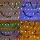 1.5x1.5m IP65 LED Curtain Fairy Holiday String Light Christmas Party Wedding Decor EU Plug AC220V