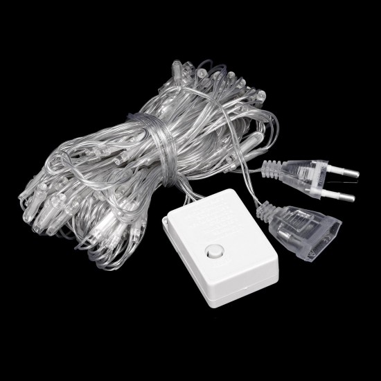 1.5x1.5m IP65 LED Curtain Fairy Holiday String Light Christmas Party Wedding Decor EU Plug AC220V 1.5x1.5m IP65 LED Curtain Fairy Holiday String Light Christmas Party Wedding Decor EU Plug AC220V