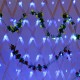 1.5x1.5m IP65 LED Curtain Fairy Holiday String Light Christmas Party Wedding Decor EU Plug AC220V