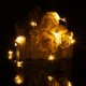 2M 18 LED Battery Powered Santa Claus String Fairy Light For Xmas Party Weddinng Decor