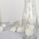 Battery Powered 1M 9LEDs Warm White Indoor Bedroom Decor Wedding Rose Flower Fairy String Light
