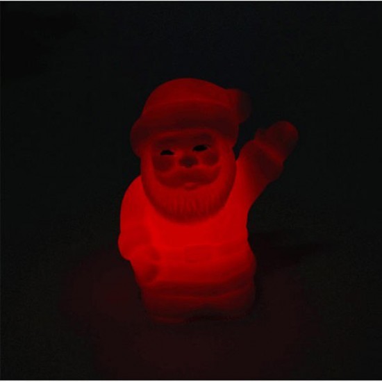Colour Changing Christmas Claus Small LED Night Lamp
