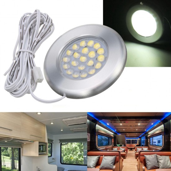 12V 21 LED Spot Light Ceiling Lamp For Caravan Camper Van Motorhome Boat 12V 21 LED Spot Light Ceiling Lamp For Caravan Camper Van Motorhome Boat