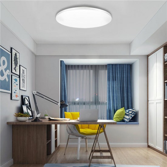 12W 1000LM LED Flush Mount Ceiling Light Round Ultrathin Fixture for Kitchen Bedroom AC110V-240V 12W 1000LM LED Flush Mount Ceiling Light Round Ultrathin Fixture for Kitchen Bedroom AC110V-240V