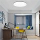 12W 1000LM LED Flush Mount Ceiling Light Round Ultrathin Fixture for Kitchen Bedroom  AC110V-240V