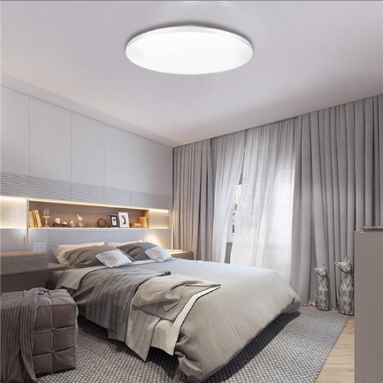 12W 1000LM LED Flush Mount Ceiling Light Round Ultrathin Fixture for Kitchen Bedroom AC110V-240V 12W 1000LM LED Flush Mount Ceiling Light Round Ultrathin Fixture for Kitchen Bedroom AC110V-240V
