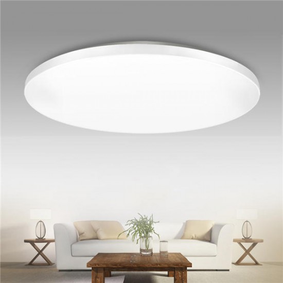 12W 1000LM LED Flush Mount Ceiling Light Round Ultrathin Fixture for Kitchen Bedroom  AC110V-240V